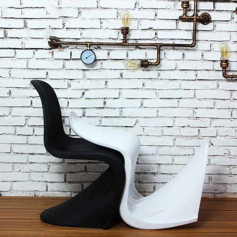 Nordic Style Chair Plastic Home Side Chair for Dining Room 19.6"x22.6"x33.4" Clearhalo 'Dining Chairs' 'Dining Tables & Seating' 'dining_chair' 'Furniture' 'furniture_dining_chair' 'Kitchen & Dining Furniture' 1200x1200_0e9b03ee-da53-4648-8f59-6735a2af3e44