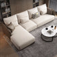 Square Arm Modular Settee Furniture Loveseat with Pillows Ivory Sofa and Chaise Clearhalo 'furn' 'furn_sectionals' 'Furniture' 'furniture_sectionals' 'Living Room Furniture' 'Sectionals' 1200x1200_0e9cdddc-8c68-44b7-be1a-3f9fc5026d6c