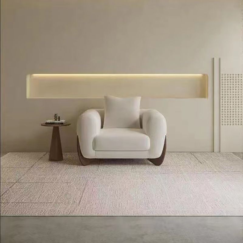 Soggiorno contemporaneo divano marrone divano rotondo a braccio seducenti