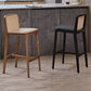 Contemporary Style Low Back Solid Wood Armless Bar Stool for Home Clearhalo 'Bar Furniture' 'Bar Stools' 'bar_stools' 'furn' 'furn_bar_stools' 'Furniture' 'Kitchen & Dining Furniture' 1200x1200_0e9fa5e4-447d-4c77-9562-43b9b8b5ad39