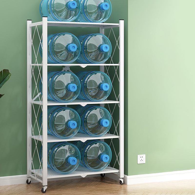 Modern Metal Bookcase Geometric Bookshelf for Living Room, 28" L X 14.5" W Clearhalo 'Bookcases' 'furn' 'furn_bookcases' 'Furniture' 'Office Furniture' 1200x1200_0ea12901-b3c7-4837-aaad-fe03931c63d4