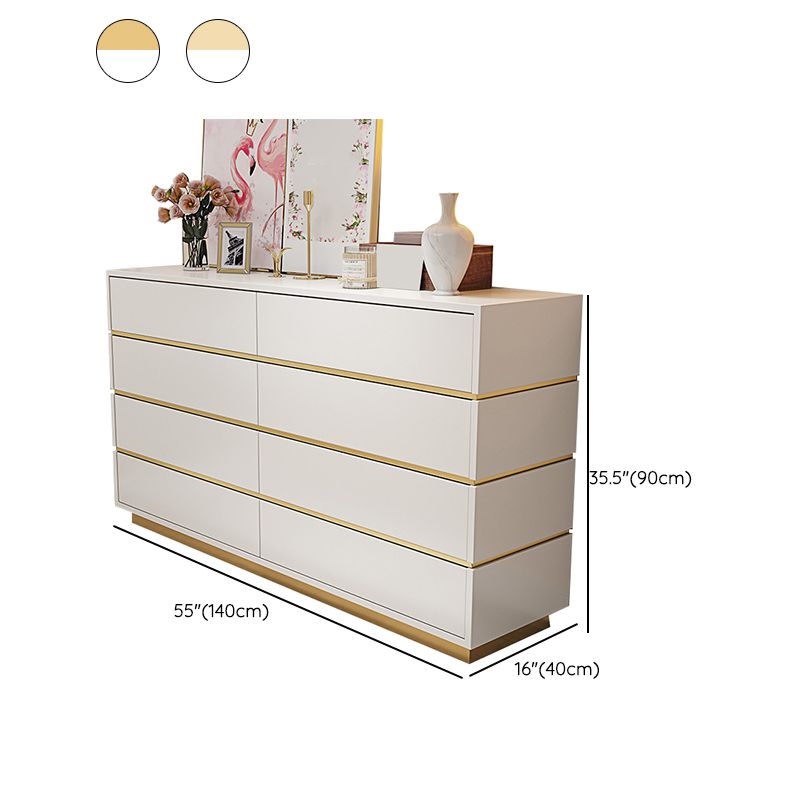 Classic Glam Storage Chest White 5/8/9 Drawers Chest , 15.6-inch Width Clearhalo 'Bedroom Furniture' 'Dressers & Chests' 'dressers_chests' 'furn' 'furn_dressers_chests' 'Furniture' 1200x1200_0ea22d8f-cba3-4c1f-9ff6-24c980b854cb