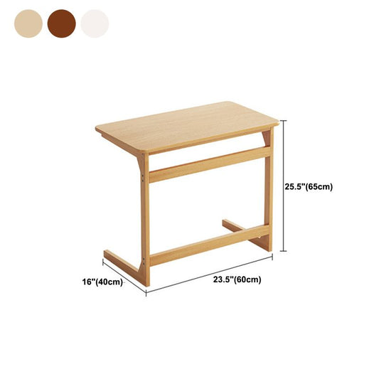 Moderne 25,5 "/27,5" hoher Nachttisch -Holzrechteck -Top -Nacht -Stand