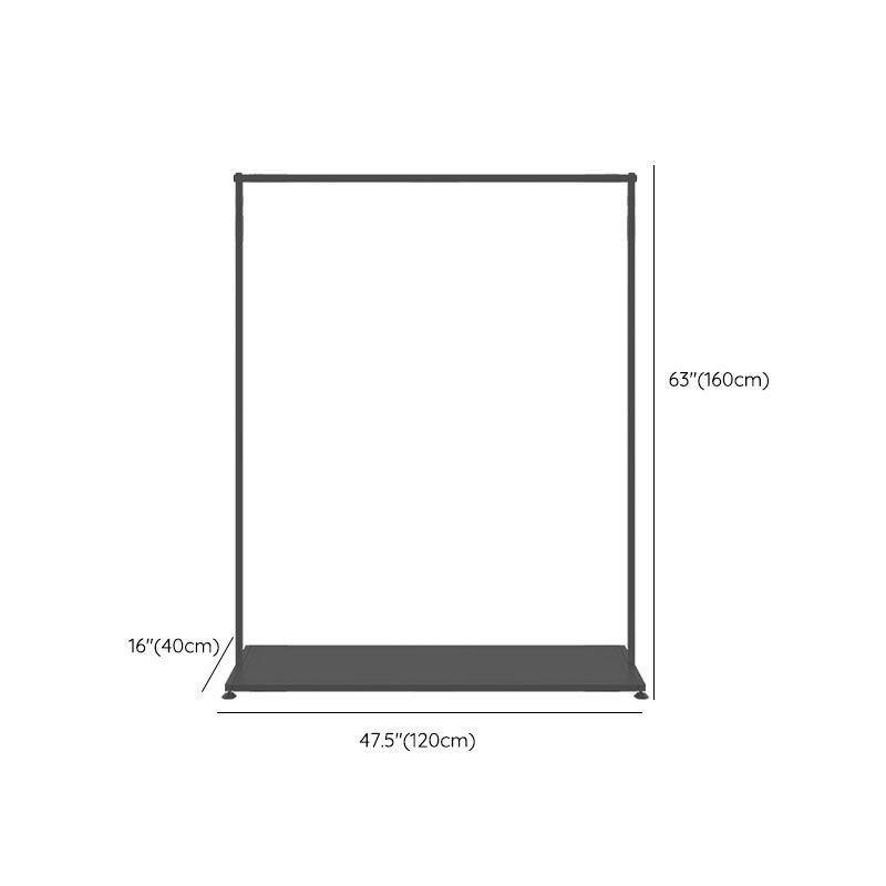 Approfilo in metallo nero stile moderno in stile pavimento per casa semplice appendiabiti