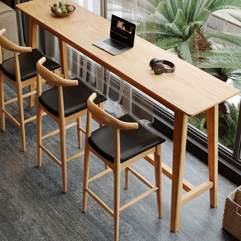 1/4 Pieces Table and Stool Set Modern Solid Wood Pub Dining Set Clearhalo 'Bar Furniture' 'furn' 'furn_home_bar_bar_sets' 'Furniture' 'Home Bars & Bar Sets' 'home_bar_bar_sets' 'Kitchen & Dining Furniture' 1200x1200_0eab7f4f-17b2-4668-aec2-960514892cae