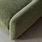 38" Wide Scandinavian Sofa Futon Corduroy Upholstered Sleeper Sofa