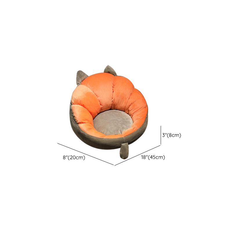 Modern Pouf Ottoman Cotton Upholstered Contrasting Colors Irregular Ottoman Clearhalo 'furn' 'furn_ottomans_poufs' 'Furniture' 'Living Room Furniture' 'Ottomans & Poufs' 'ottomans_poufs' 1200x1200_0eaded5a-552b-4d6d-8fda-642c655feba6