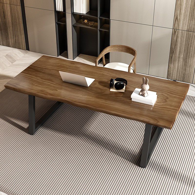 Table de travail de bureau gratuit Tableau d'écriture en bois massif moderne