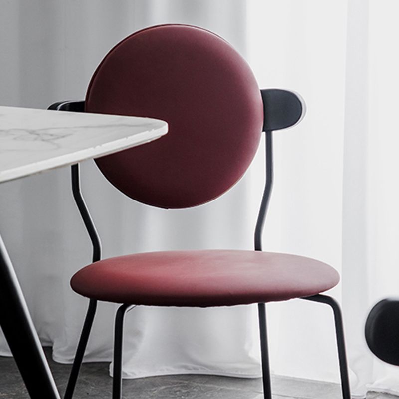 Minimalist Design Armless Open Back Chairs for Home Upholstered Side Chair Clearhalo 'Dining Chairs' 'Dining Tables & Seating' 'dining_chair' 'furn' 'furn_dining_chair' 'Furniture' 'furniture_dining_chair' 'Kitchen & Dining Furniture' 1200x1200_0eb15c9f-f879-4b7e-9e9e-5d0341874303