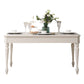 Rectangle 4 Legs Mid-Century Dining Table White Tone Fixed Table of Solid Wood Clearhalo ' dining_table' 'Dining Tables & Seating' 'Dining Tables' 'furn' 'furn_dining_table' 'Furniture' 'furniture_dining_table' 'Kitchen & Dining Furniture' 'kitchen&dining_furn' 'kitchen' 'kitchen_dining_table' 1200x1200_0eb252d6-0e16-4ce3-b1e0-6cd01475b3bd