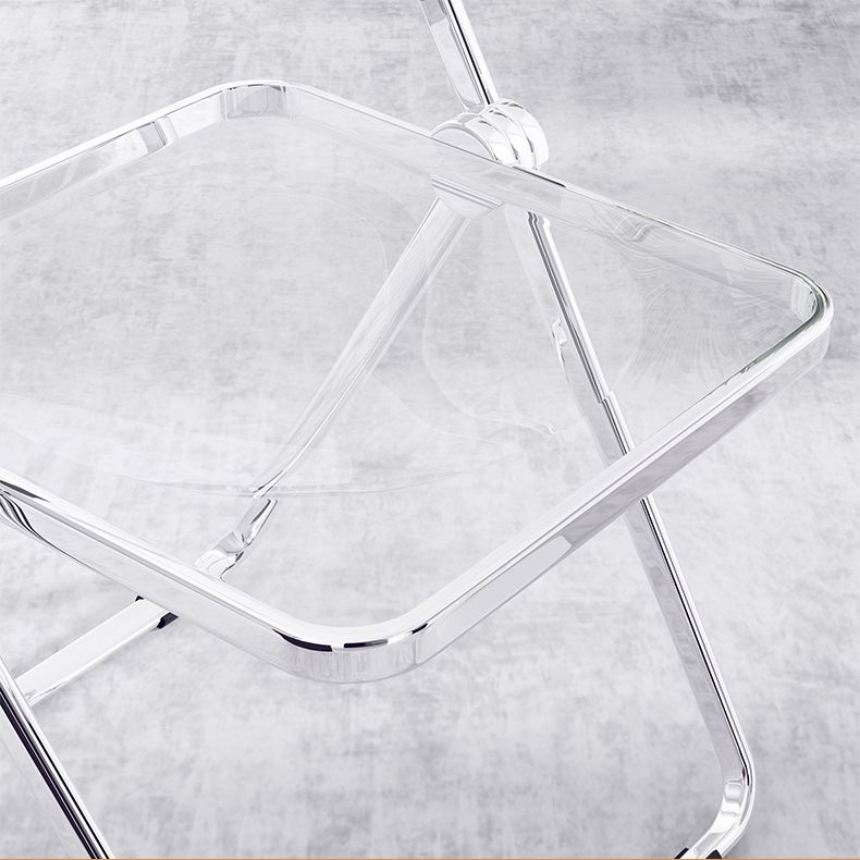 Industrial Style Open Back Dining Side Chair Plastic Dining Armless Chair for Home Clearhalo ' kitchen&dining_furn' 'Dining Chairs' 'Dining Tables & Seating' 'dining_chair' 'furn' 'furn_dining_chair' 'Furniture' 'furniture_dining_chair' 'Kitchen & Dining Furniture' 'kitchen' 1200x1200_0eb2d46d-96b3-45f6-a313-2bba7ba312cb