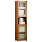 Libreria contemporanea chiusura di libreria verticale di bambù per uso domestico