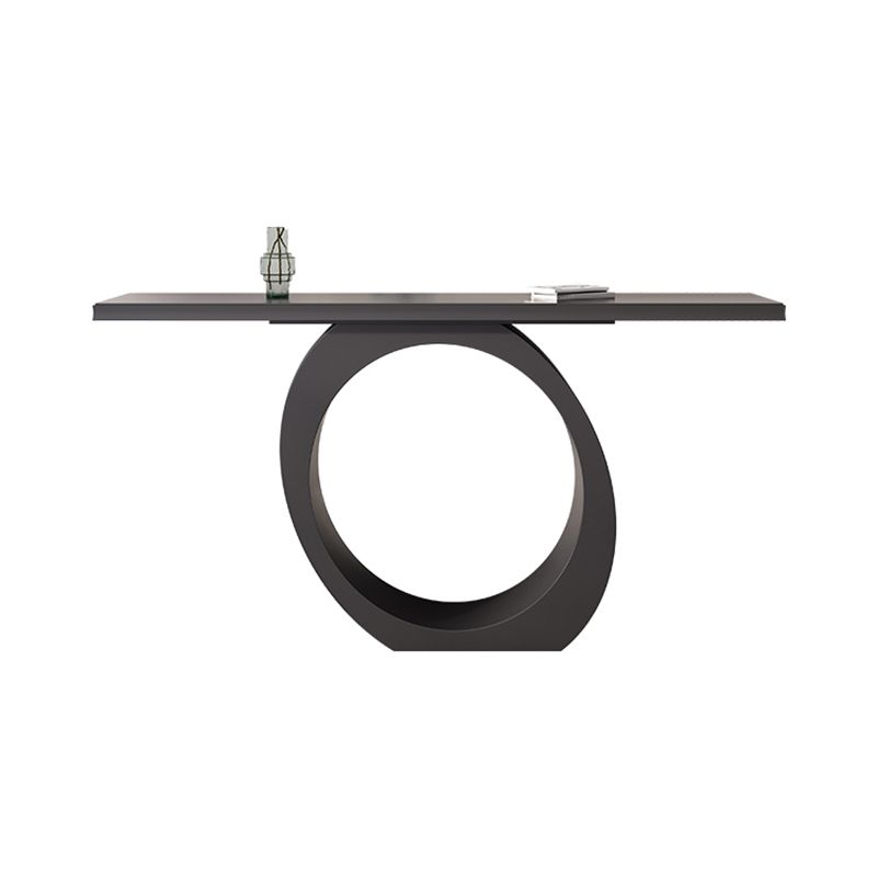 Contemporary Wooden Console Accent Table with Rectangle Top for Hall