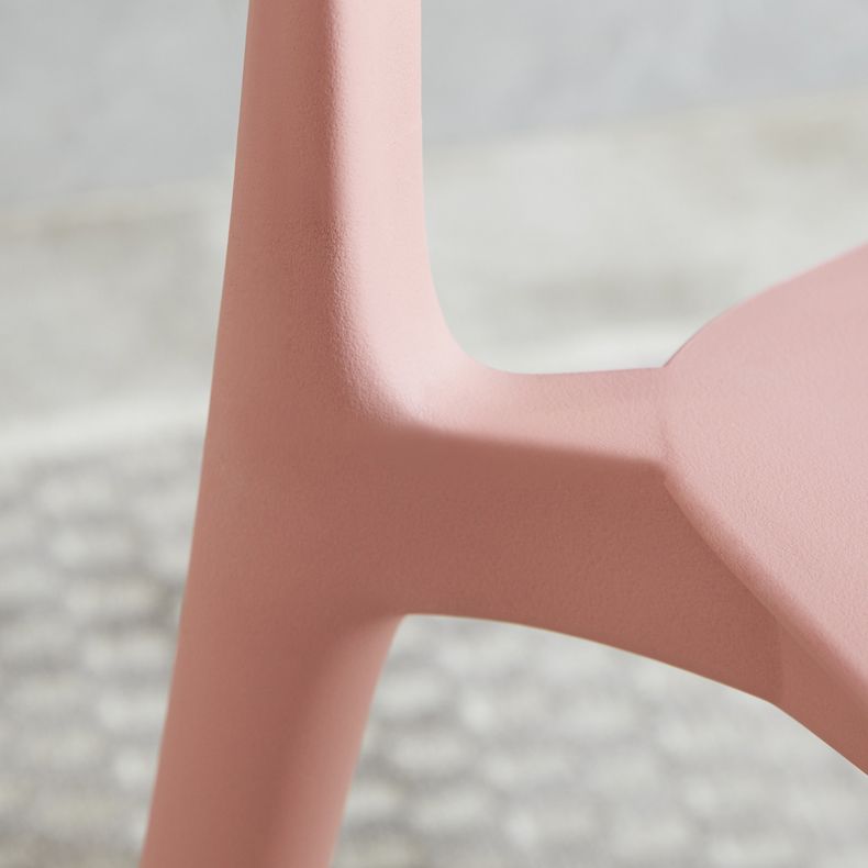 Contemporary Plastic Side Chair Home Stackable Armless Open Back Dining Side Chair Clearhalo ' kitchen&dining_furn' 'Dining Chairs' 'Dining Tables & Seating' 'dining_chair' 'furn' 'furn_dining_chair' 'Furniture' 'furniture_dining_chair' 'Kitchen & Dining Furniture' 'kitchen' 1200x1200_0eb5c9ee-76cc-4f6a-a9ec-6c84a4c9cf6c