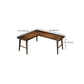 Bedroom Solid Wood Writing Table Contemporary Style Working Desk