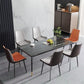 Contemporary Kitchen Chairs Armless Side Chair with Metal Legs Clearhalo ' kitchen&dining_furn' 'Dining Chairs' 'Dining Tables & Seating' 'dining_chair' 'furn' 'furn_dining_chair' 'Furniture' 'furniture_dining_chair' 'Kitchen & Dining Furniture' 'kitchen' 1200x1200_0eb965e2-3d5d-49fc-b5a7-a54f40f4490c