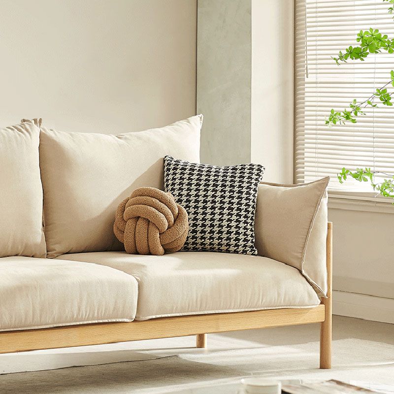 Stationary Cotton 2-seater Living Room Square Arm Cushions Sofa Clearhalo 'furn' 'furn_sofas' 'Furniture' 'Living Room Furniture' 'Sofa' 'sofas' 1200x1200_0eba37bb-aabf-4024-95db-3430cc5beffe