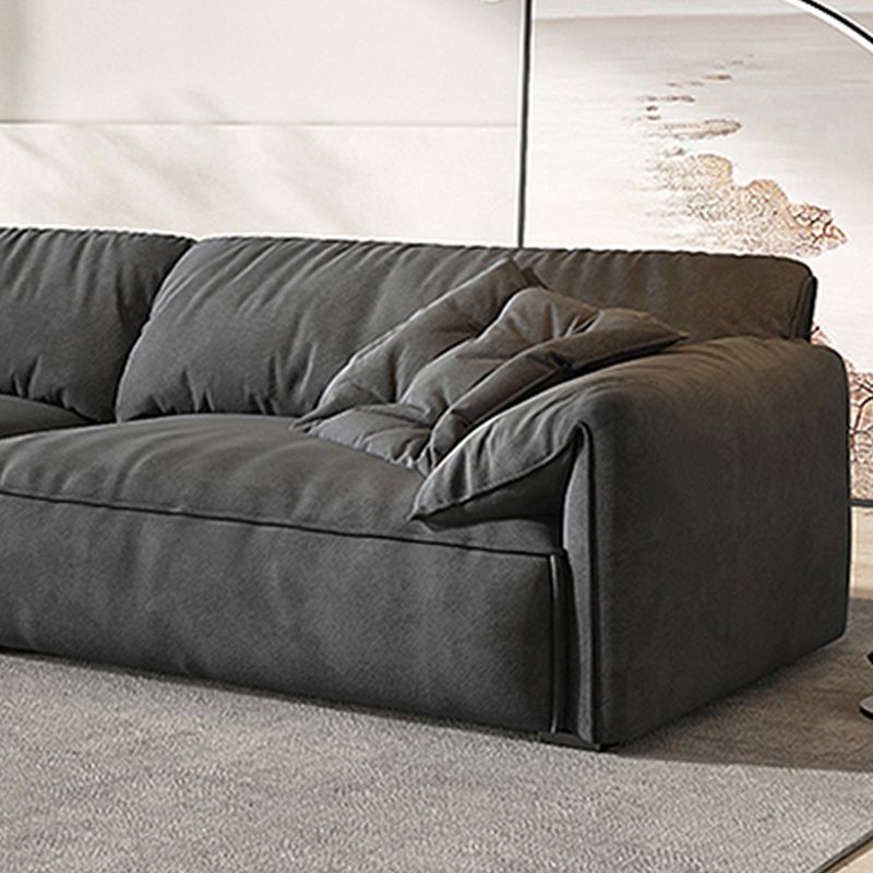 Modern Style Sofa Latex/sponge Cushion Filled with Pillow Back Sofa Bed Clearhalo 'furn' 'furn_sofas' 'Furniture' 'Living Room Furniture' 'Sofa' 'sofas' 1200x1200_0eba6499-fc70-4147-986b-0463e4c046f1