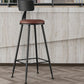 Modern Backrest Armless Counter Stool Iron Bar Stool with Leather Cushion for Dining Room Clearhalo 'Bar Furniture' 'Bar Stools' 'bar_stools' 'furn' 'furn_bar_stools' 'Furniture' 'Kitchen & Dining Furniture' 1200x1200_0eba6f88-295f-4e3a-9895-fc1840d05aee