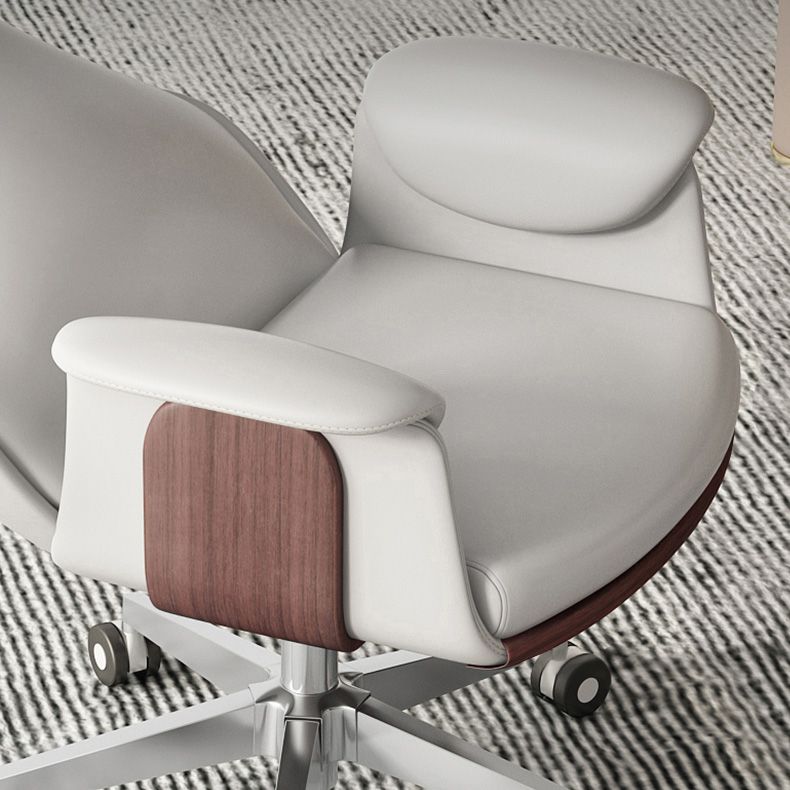 Upholstered Office Chair with Padded Arms Modern Task Chair with Metal Frame Clearhalo 'furn' 'furn_office_chair' 'Furniture' 'furniture_office_chair' 'Office Chairs' 'Office Furniture' 'office_chair' 1200x1200_0ebbbc0a-36ee-41ce-9995-11a8f0c3c3e7