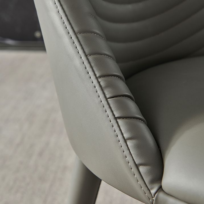 Contemporary Metal Dining Room Chairs Open Back Dining Side Armless Chair for Home Use Clearhalo ' kitchen&dining_furn' 'Dining Chairs' 'Dining Tables & Seating' 'dining_chair' 'furn' 'furn_dining_chair' 'Furniture' 'furniture_dining_chair' 'Kitchen & Dining Furniture' 'kitchen' 1200x1200_0ebdda5b-ade3-43f3-b548-e420e908bc78