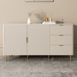 Glam Sideboard Schrankstein Sideboardtisch mit Schubladen für die Küche