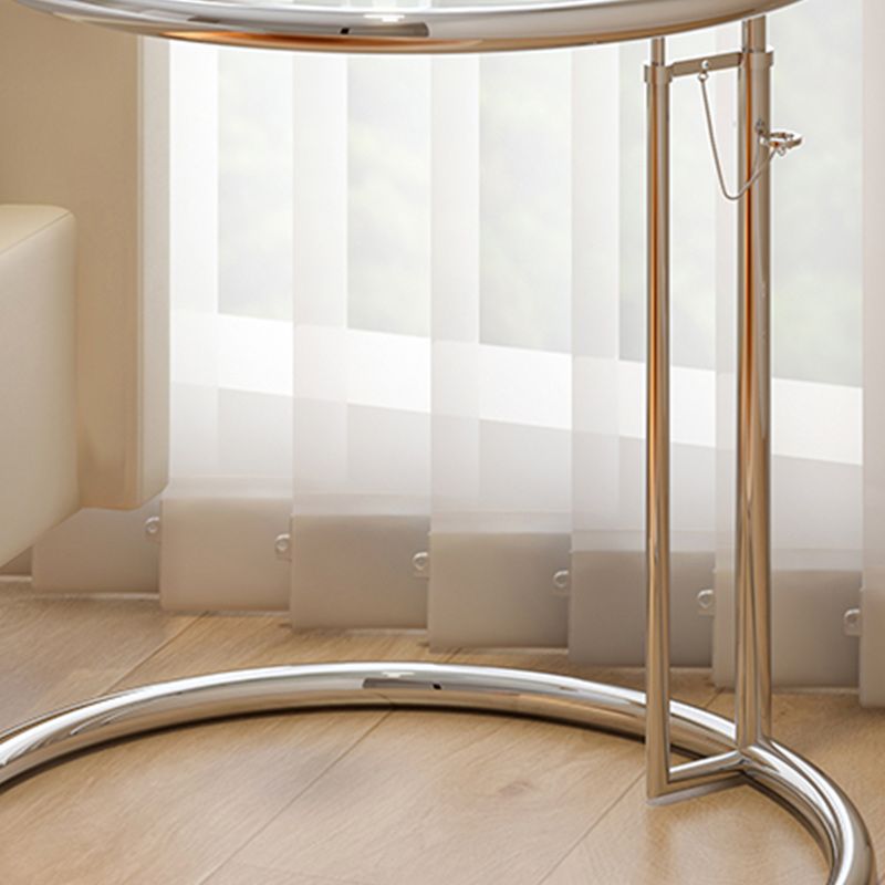 20" Wide Contemporary Corner Table Metal Round Accent Side Table Clearhalo 'Coffee & Accent Tables' 'End & Side Tables' 'end_side_tables' 'furn' 'furn_end_side_tables' 'Furniture' 'Living Room Furniture' 1200x1200_0ebe8956-498e-4bf6-b52d-74e4b72ee819