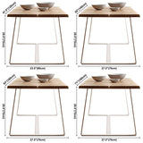 Minimalist Wood Rectangle Shape Dining Table Kitchen Standard Dining Table with Trestle Base Clearhalo ' dining_table' 'Dining Tables & Seating' 'Dining Tables' 'furn' 'furn_dining_table' 'Furniture' 'furniture_dining_table' 'Kitchen & Dining Furniture' 'kitchen&dining_furn' 'kitchen' 'kitchen_dining_table' 1200x1200_0ec2fe14-9278-4178-b448-4c22eee45ec4