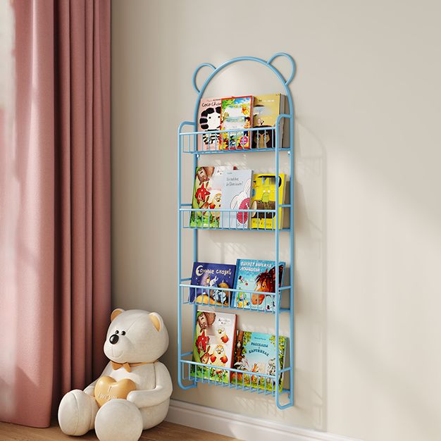 Scandinavian Wall Mounted Bookshelf Iron Vertical Bookcase for Home Clearhalo 'Bookcases' 'furn' 'furn_bookcases' 'Furniture' 'furniture_bookcases' 'Office Furniture' 1200x1200_0ec34c3c-9435-4541-affd-131d74561a33