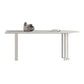 Metal Modern Double Pedestal Dining Table Sintered Stone Top Table for Dining Room and Kitchen Clearhalo ' dining_table' 'Dining Tables & Seating' 'Dining Tables' 'furn' 'furn_dining_table' 'Furniture' 'furniture_dining_table' 'Kitchen & Dining Furniture' 'kitchen&dining_furn' 'kitchen' 'kitchen_dining_table' 1200x1200_0ec5a5ee-1db4-4839-b046-27170566dacd
