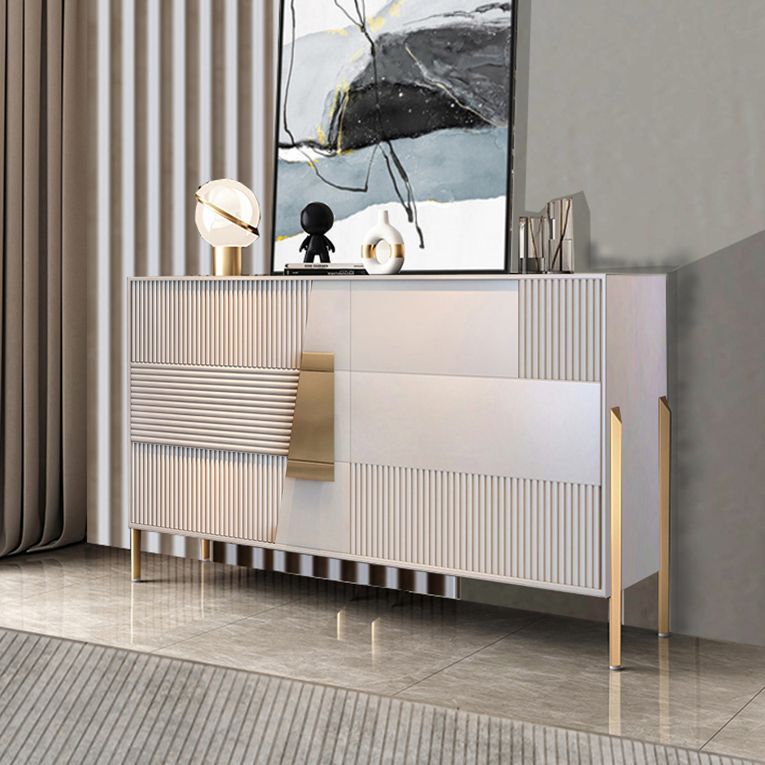 Servitore a buffet in legno moderno 35.4 "H Server a buffet sala da pranzo con cassetto