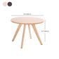 Contemporary Wooden Cocktail Table Round / Square / Triangle Top Coffee Table Clearhalo 'Coffee & Accent Tables' 'Coffee Tables' 'coffee_tables' 'furn' 'furn_coffee_tables' 'Furniture' 'Living Room Furniture' 1200x1200_0ec6bcba-8a49-4291-9843-699471a3e030