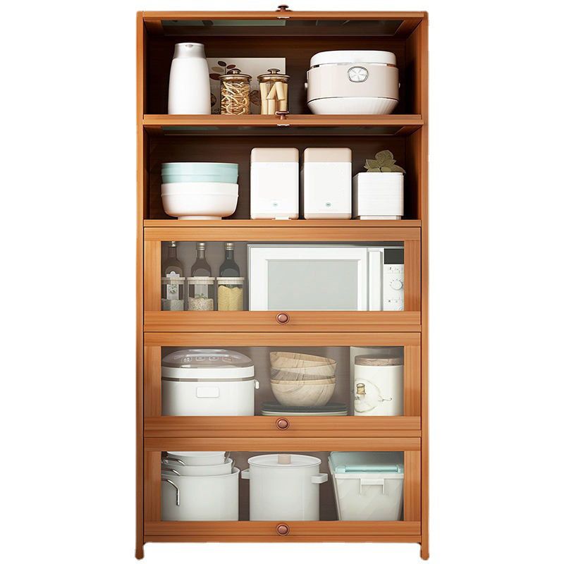 Sideboard in stile moderno Sideboard in bambù marrone per uso della cucina