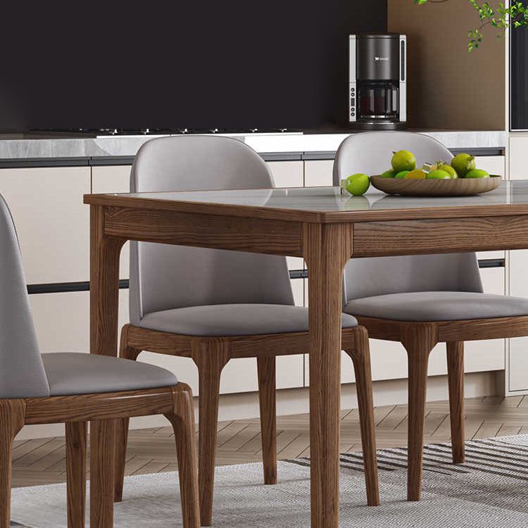 1/5/7ピースモダンな焼結石トップ4脚ダイニングセット