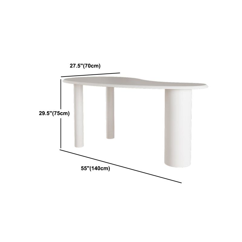 Solid Wood Unconventional Shape Writing Desk Modern Office Desk for Office