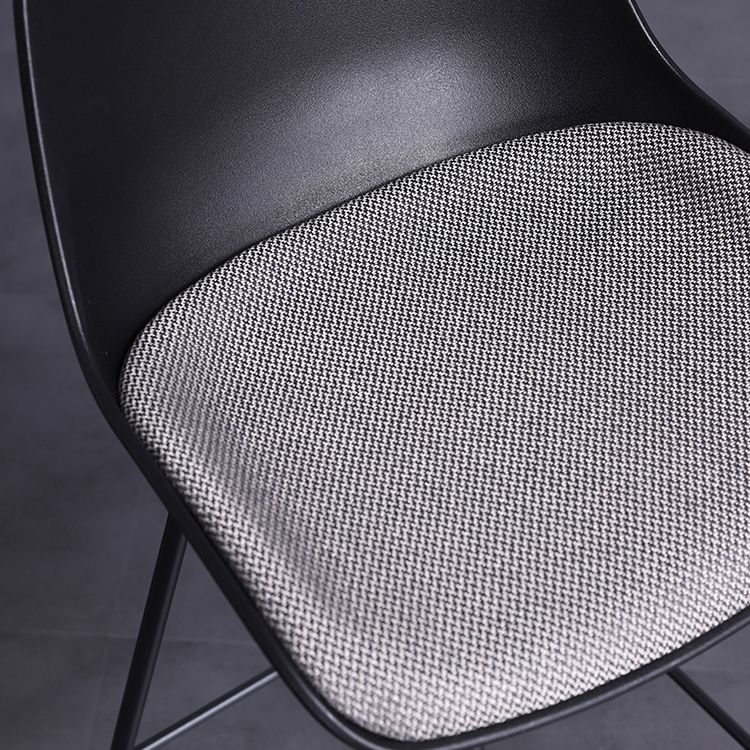 Nordic Metal Low Back Barstool Simple Indoor Tall Stool with Upholstered Clearhalo 'Bar Furniture' 'Bar Stools' 'bar_stools' 'furn' 'furn_bar_stools' 'furniture_bar_stools' 'Kitchen & Dining Furniture' 'kitchen&dining_furn' 'kitchen' 'kitchen_furn' Furniture' 1200x1200_0ec90445-1021-4528-8a57-070955d684c4