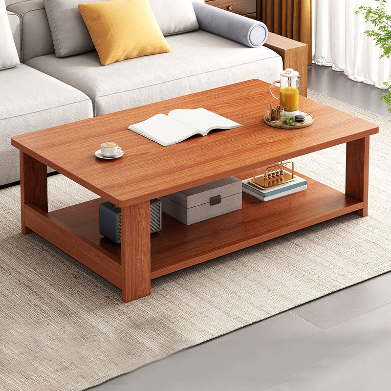 16.5"H Modern Style Wooden Base Top Rectangular Coffee Table Clearhalo 'Coffee & Accent Tables' 'Coffee Tables' 'coffee_tables' 'furn' 'furn_coffee_tables' 'Furniture' 'furniture_coffee_tables' 'Living Room Furniture' 1200x1200_0ecd6bbc-6baa-4fe2-8b4c-72f11dc6028a