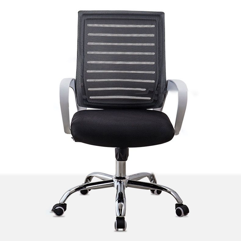 Moderne taakstoel met ademende airgrid rug ergonomische bureaustoel met metalen basis