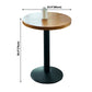 Industrial Style Brown Dining Table Wooden Table with Black Frame for Dining Room Clearhalo ' dining_table' 'Dining Tables & Seating' 'Dining Tables' 'furn' 'furn_dining_table' 'Furniture' 'furniture_dining_table' 'Kitchen & Dining Furniture' 'kitchen&dining_furn' 'kitchen' 'kitchen_dining_table' 1200x1200_0ecea576-5b0e-4d18-b5d5-cb7ce9e06769