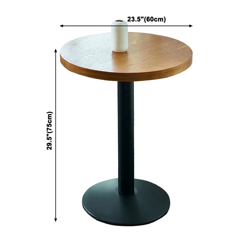 Industrial Style Brown Dining Table Wooden Table with Black Frame for Dining Room Clearhalo ' dining_table' 'Dining Tables & Seating' 'Dining Tables' 'furn' 'furn_dining_table' 'Furniture' 'furniture_dining_table' 'Kitchen & Dining Furniture' 'kitchen&dining_furn' 'kitchen' 'kitchen_dining_table' 1200x1200_0ecea576-5b0e-4d18-b5d5-cb7ce9e06769