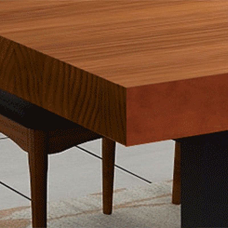 ダイニングルーム用のモダンな苦しめられた木製オフィスデスクの錆びたぎテーブル