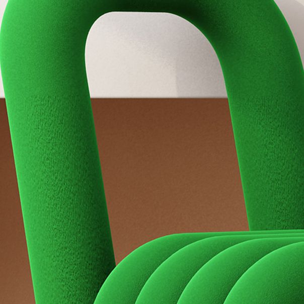 Contemporary Velvet Armless Dining Chair Metal Dining Room Chairs for Home Use Clearhalo ' kitchen&dining_furn' 'Dining Chairs' 'Dining Tables & Seating' 'dining_chair' 'furn' 'furn_dining_chair' 'Furniture' 'furniture_dining_chair' 'Kitchen & Dining Furniture' 'kitchen' 1200x1200_0ecfbd60-3e25-4145-a735-897dcd2da216