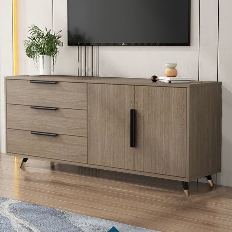 MODERNO MEDIA TV in legno Stand 16 "W x 27,5" H Stand TV di archiviazione chiuso con mobile