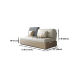 Stain Resistant Faux Leather Contemporary Convertible Bed Settee