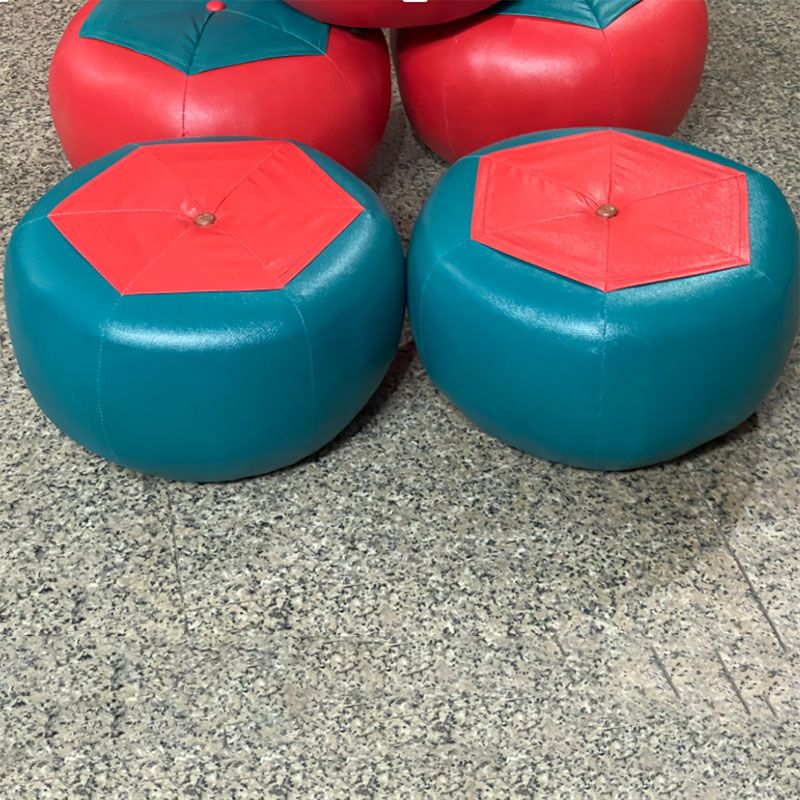 Leather Standard Stool Modern Style Simple Unique Shape Footstool Clearhalo 'furn' 'furn_ottomans_poufs' 'Furniture' 'Living Room Furniture' 'Ottomans & Poufs' 'ottomans_poufs' 1200x1200_0ed09b06-cd86-4dfc-be45-b3ac7836606d