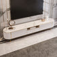 Console porta TV in pietra Console multimediale TV con contenitori aperti con cassetti