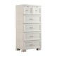 Modern Plastic Storage Cabinet for Bedroom Matte Finish Cabinet with 6 Drawers