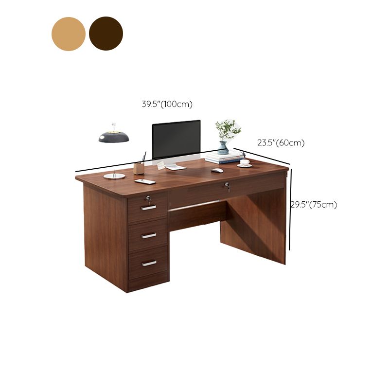 Engineered Wood Writing Desk Modern Executive Desk with Drawers Clearhalo 'furn' 'furn_office_desk' 'Furniture' 'Office Desks' 'Office Furniture' 'office_desk' 1200x1200_0ed412fb-f5b3-444e-a898-cc4791c6b5ec