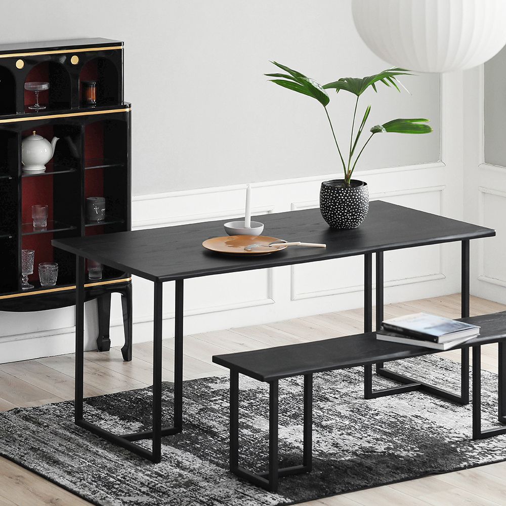 Industrial Style Home Pine Dining Table Rectangle Shape Table with Double Pedestal Clearhalo ' dining_table' 'Dining Tables & Seating' 'Dining Tables' 'furn' 'furn_dining_table' 'Furniture' 'furniture_dining_table' 'Kitchen & Dining Furniture' 'kitchen&dining_furn' 'kitchen' 'kitchen_dining_table' 1200x1200_0ed743d2-c66e-44dd-bb73-d45af922d4f0