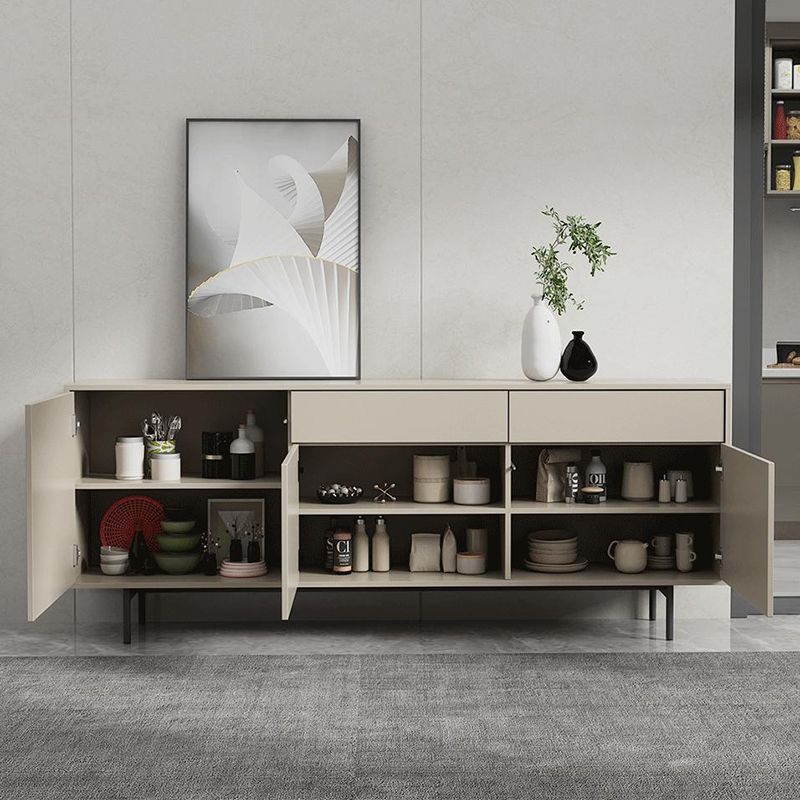 Moderno legno ingegnerizzato da 27,5 "H Server buffet per sala da pranzo a buffet